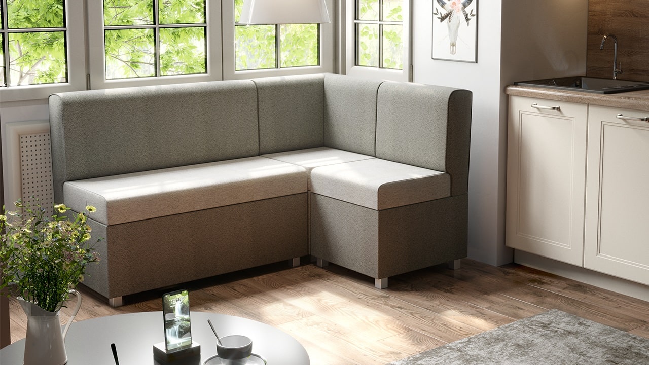 Модульный диван «Каир» (Ткань Мокко/Капучино), вариант 1