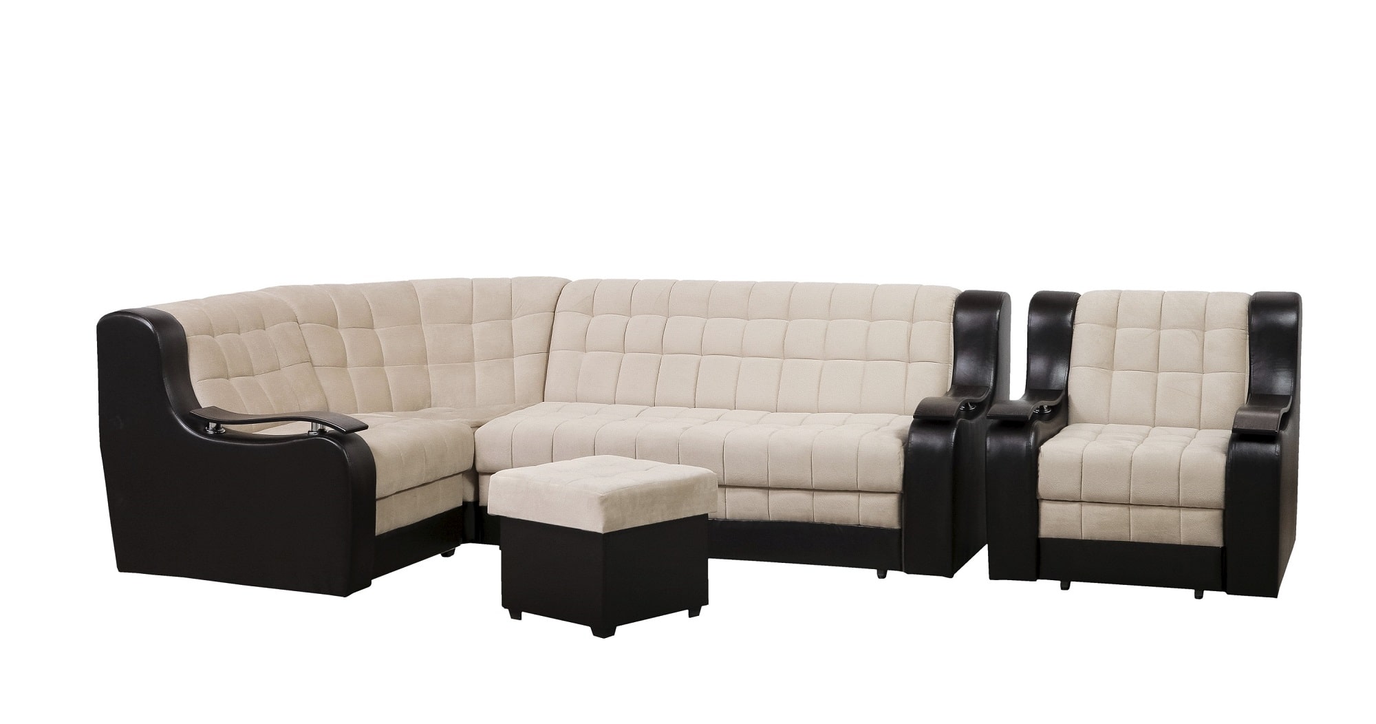 Угловой диван Квадрат + (кресло-кровать)