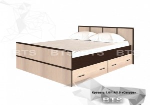 Кровать Сакура 1.4 м
